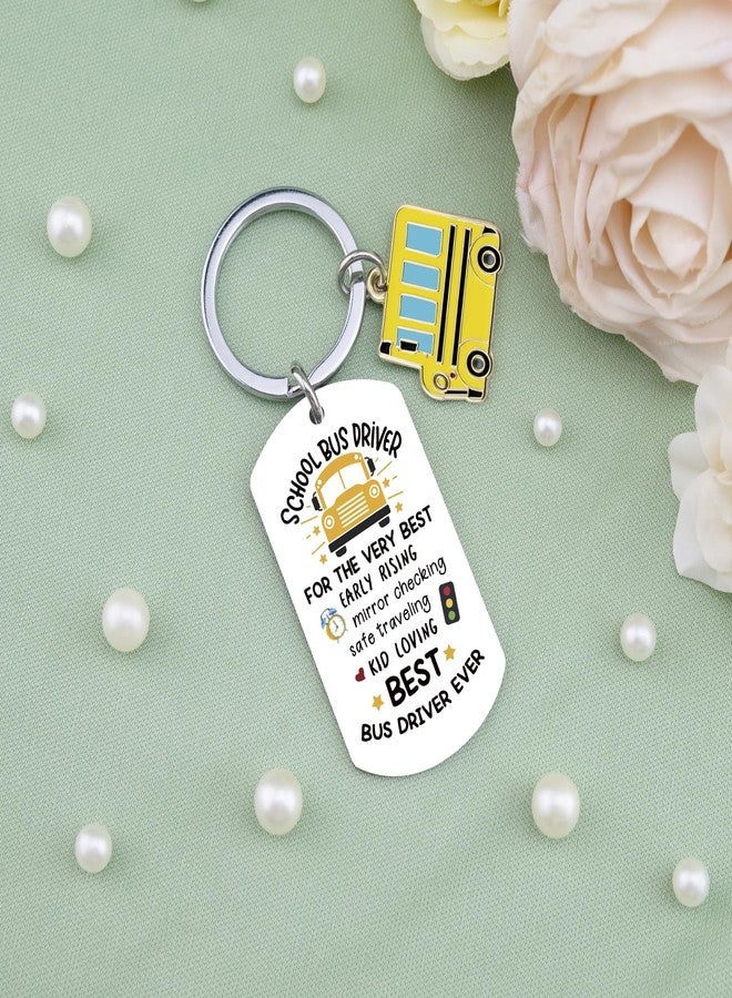 igvean Bus Driver Appreciation Gifts School Bus Driver Gifts Buses Drivers Keychain Valentine Birthday Retirement Gift for Buses Drivers Back to School Gift - Image 2